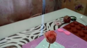 Роза из пластичного шоколада!
