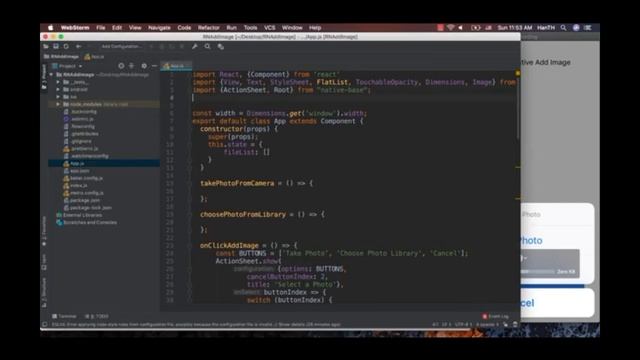 React Native #11: Image Picker from Camera, Gallary | React Native смотреть онлайн