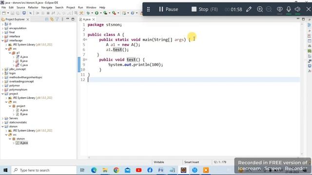 static method explain javaprogramming #javaprogramming  #java #javatutorial #static #nonstatic