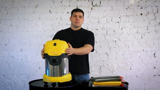 КАК УСТАНОВИТЬ МЕШОК ПЫЛЕСБОРНИК В ПЫЛЕСОС KARCHER / КАКИЕ БЫВАЮТ И ЧТО ВЫБРАТЬ / АксЭл смотреть онлайн