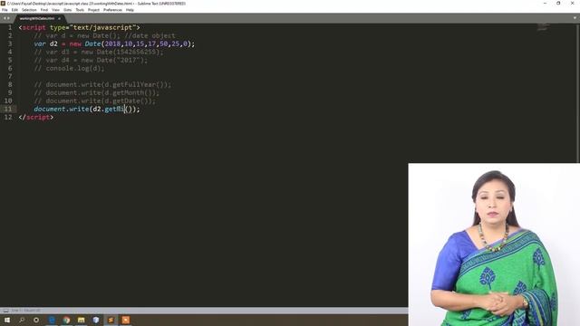 23 Java Script Working with Dates смотреть онлайн