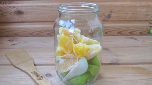 Компот из груши и апельсина на зиму