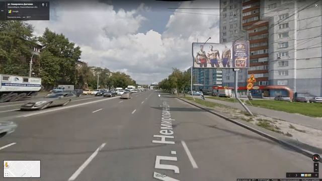 НОВОСИБИРСК - по картам Google Maps ( левый берег ) смотреть онлайн