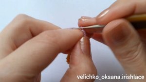 Вязание для начинающих. Цветок для ирландского кружева крючком. Irish lace.