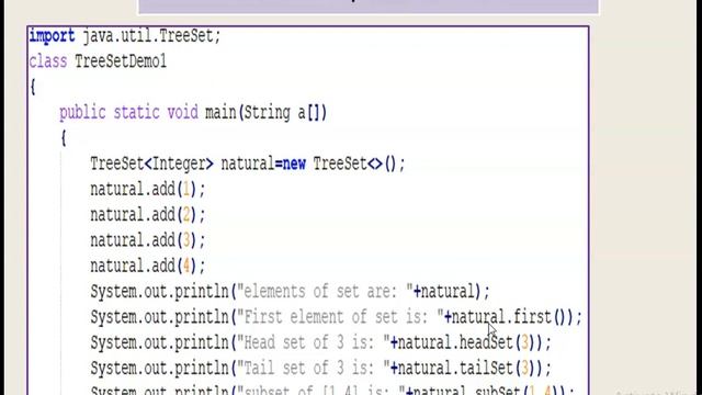 #JavaCollectionFramework #TreeSet #SortedSet #NavigableSet #HashSetvsTreeSet #javacode (Part III)