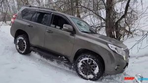 Vw Amarok vs Prado 150 Vs Lc80 по снежным горкам, бездорожье, снег диагоналки Тойота прадо Амарок