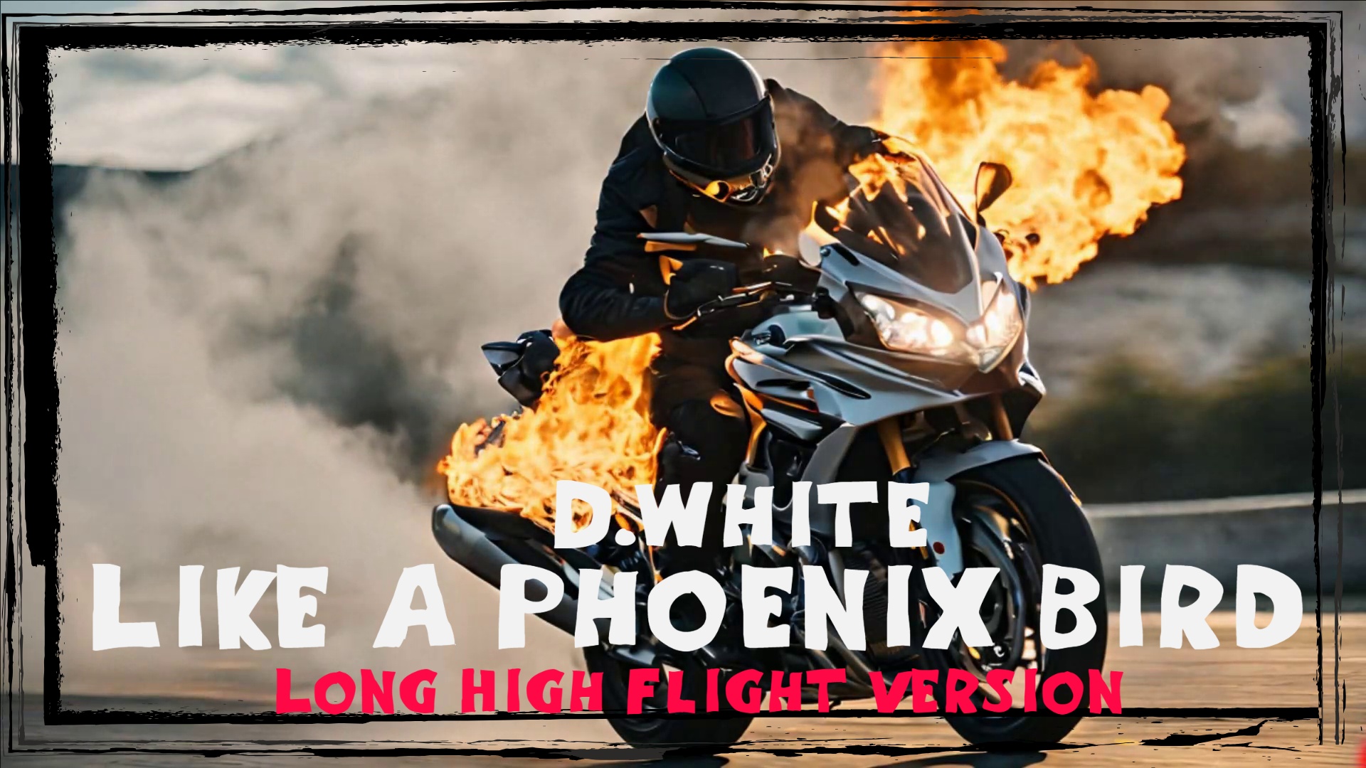 D.White - Like A Phoenix Bird (Long High Flight Version). NEW Italo Disco, Extreme Motorbike drift