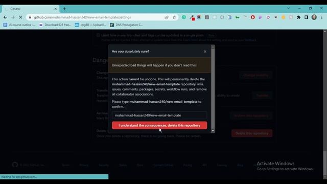 How to Delete Github Repository | Github Tutorials | смотреть онлайн