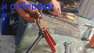 самый простой маслонагнетатель из огнетушителя!