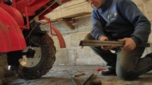 Штанга для противовеса к любому тяжёлому мотоблоку, на базе  Shtenli G 192.