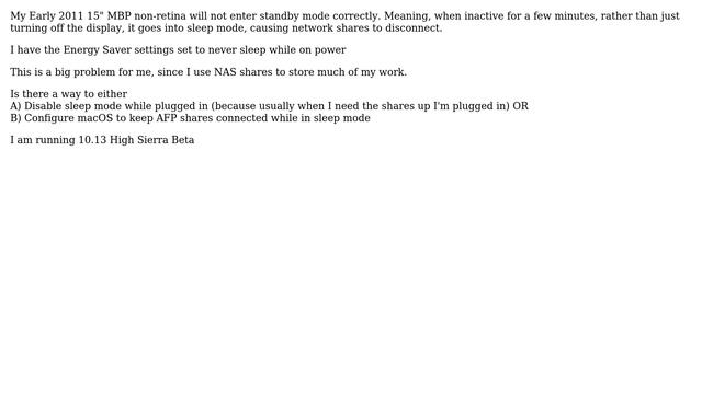 Apple: Early 2011 MacBook Pro does not standby correctly смотреть онлайн