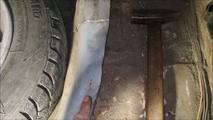 Установка корыта (ванночки) под запаску с ваз 2108 в пол багажника ваз 2107