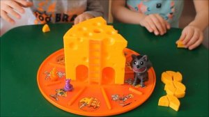 Настольная игра Кошки - Мышки Сырная охота | Обзор, распаковка