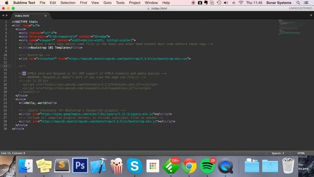 Bootstrap and Material Design Lite Project Tutorial смотреть онлайн