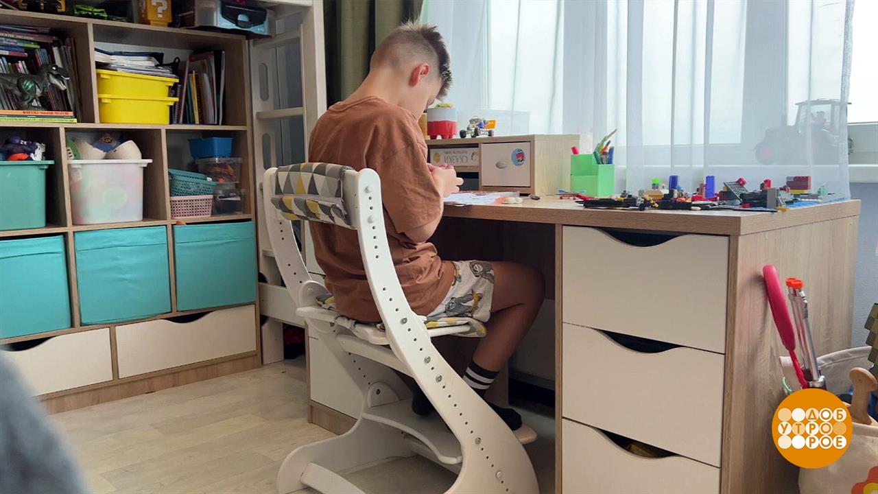 Самый удобный стул для школьника. Доброе утро. Фрагмент выпуска от 31.08.2023
