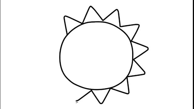 How to draw a cute sun easy step by step for beginners смотреть онлайн