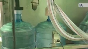 Линия розлива для минеральной питьевой воды в тару 19л QGF-150