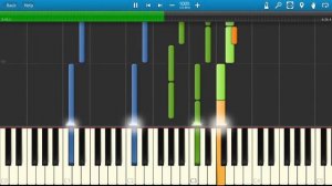 Ария - Там высоко (на пианино Synthesia)