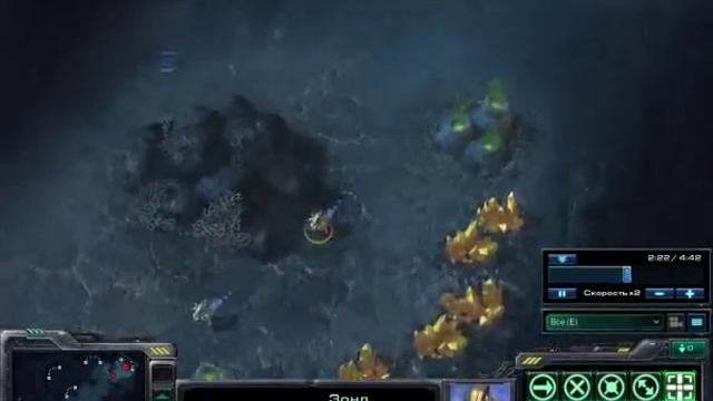 starcraft 2 очень быстрая победа ( БЕЗ АРМИИ :D) смотреть онлайн