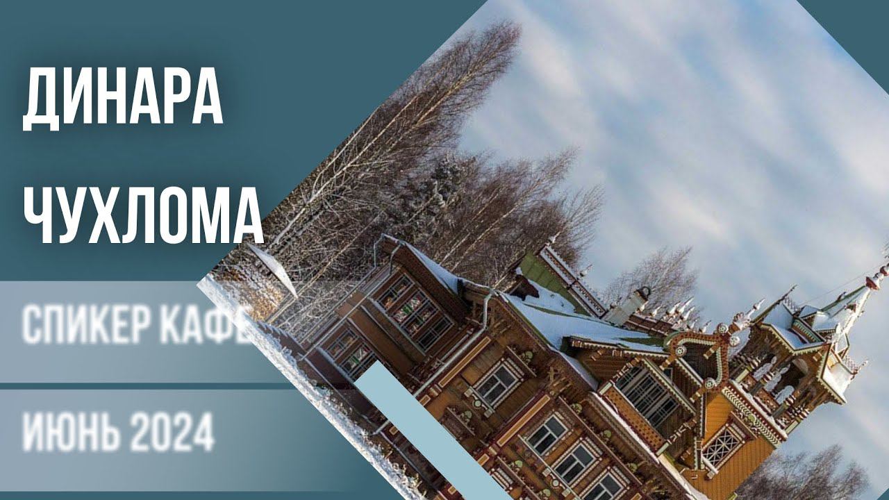 Динара - Тема: Чухлома #спикеркафе