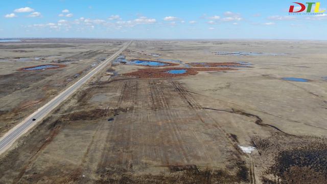 Окрестности Астаны - Нур-Султана - Весенний полёт - Апрель - 2019 - 4K смотреть онлайн