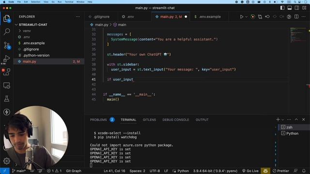 Create a ChatGPT clone using Streamlit and LangChain смотреть онлайн