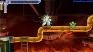 Mega Man Maverick Hunter X Walkthrough (Flame Mammoth)