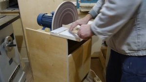 Еще один шлифовальный станок. Homemade large grinding machine.