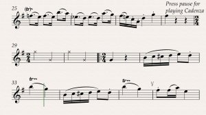 Ж.Демерссман Ари - ноты и видео-минусовка для саксофона-сопрано, темп 80