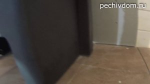 Установка Печь-Камин Бавария 3 стекла, разводка горячего воздуха, дымоход с отбором тепла