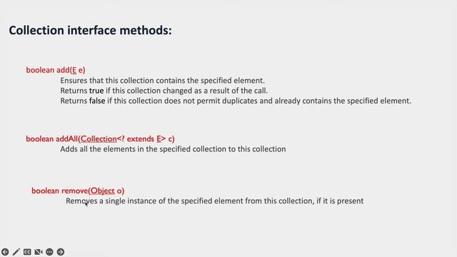 Collection Interface - Collection Framework смотреть онлайн