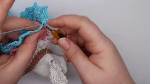 Челлендж. Связать платье для куклы крючком за 1 день?