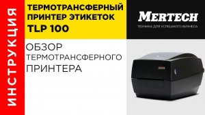 Обзор термотрансферного принтера этикеток MPRINT TLP 100 TERRA NOVA