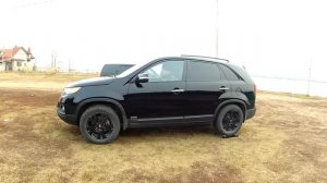 Тест полного привода Kia Sorento (2010) и внезапно Honda CR V (2008) test on rollers