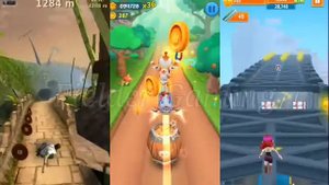 Bus Rush Run vs Subway Princess Run vs Tomb runner Amazing Run Kids GamePlay Walkthrough V#175