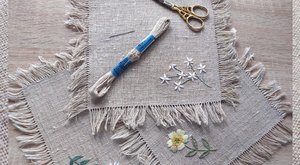 Как легко и просто оформить край салфетки