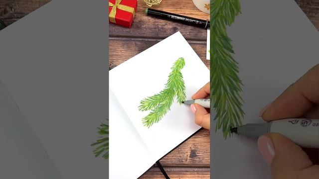 How to draw a Christmas tree with SKETCHMARKERS/SKETCHBAR