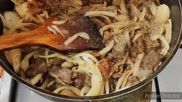 ЖАРЕНАЯ ПЕЧЕНЬ С ЛУКОМ / СОЧНО И БЫСТРО ❤?