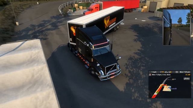 American Truck Simulator; Volvo Vnl 780 Let's Discover Wyoming. смотреть онлайн