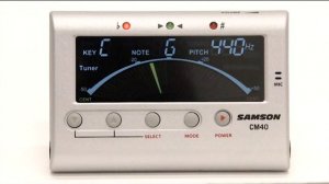 Samson CM40 - Chromatic Tuner / Metronome