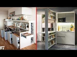 Фантастические идеи экономии места на кухне и умная кухня!