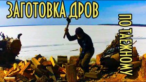Таежник Дядя Толя ( 82 года ), сюжеты из жизни #2 ,  Заготовка дров по таежному