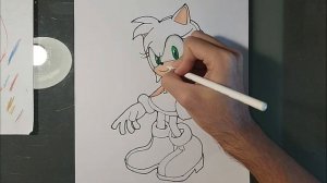 Как нарисовать - Эми Роуз | How To Draw - Amy Rose - Sonic The Hedgehog