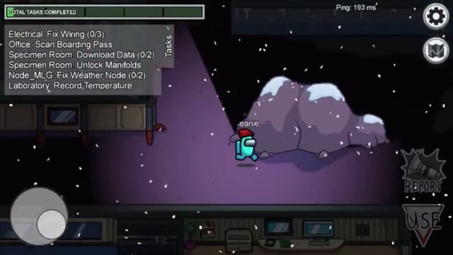 When you fake a task as crewmate - Among Us смотреть онлайн