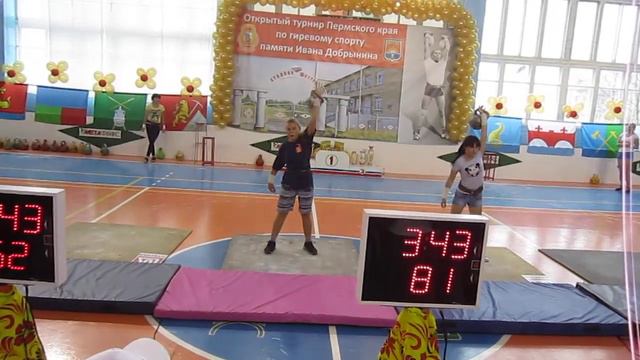 Семёнова Ирина рывок гири 12 кг. 115 раз. смотреть онлайн