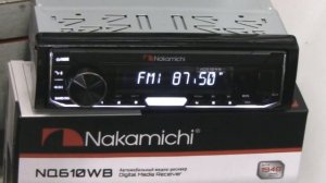 Новинки магнитол Nakamichi NQ 610RB / 610WB / 611GB / 611OB
