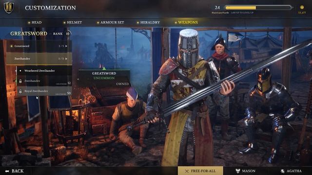 Chivalry 2 Weapons & Customization!