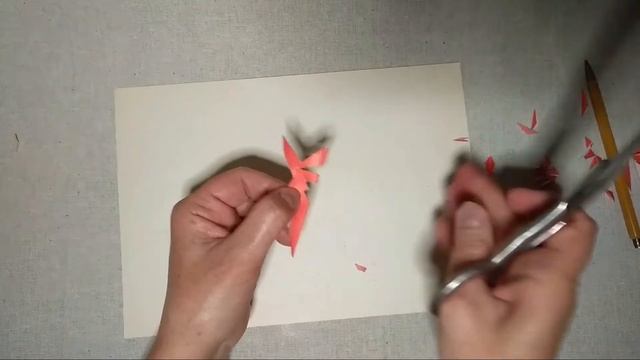 Как вырезать из бумаги простую и красивую снежинку (А5 или А4)?  + шаблон : : DIY snowflake # 4
