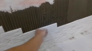 Укладка гипсовой плитки