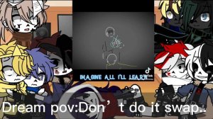 Sans aus react to Swap memes